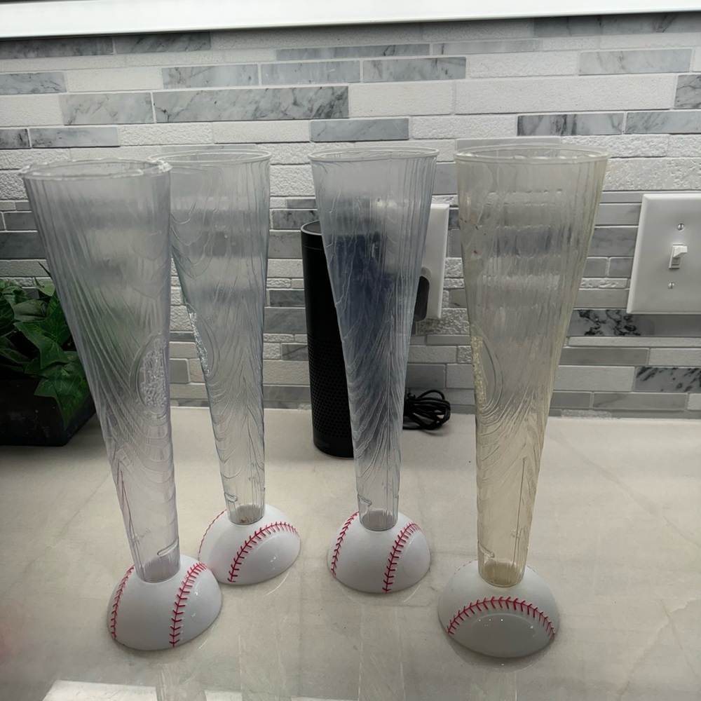 MLB Tall Plastic Drinking Baseball Cups-4
